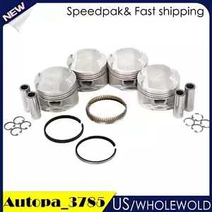 4pcs Engine Piston Ring Set For Toyota Celica GTS Matrix Corolla 1.8 2ZZGE 00-06 - Bild 1 von 5