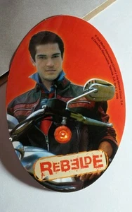 REBELDE RBD ALFONSO HERRERA MIGUEL MOTORCYCLE RED 2006 PHOTO #1 MUSIC STICKER - Picture 1 of 2