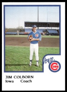 1986 ProCards Iowa Cubs Jim Colborn Iowa Cubs #7