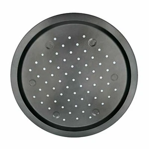 Non Stick Carbon Steel Baking Pizza Pan Tray with Holes Oven Cooking Round Shape - Picture 1 of 5