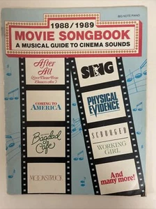 1988/1989 Movie Songbook Big Note Piano Book - Picture 1 of 4