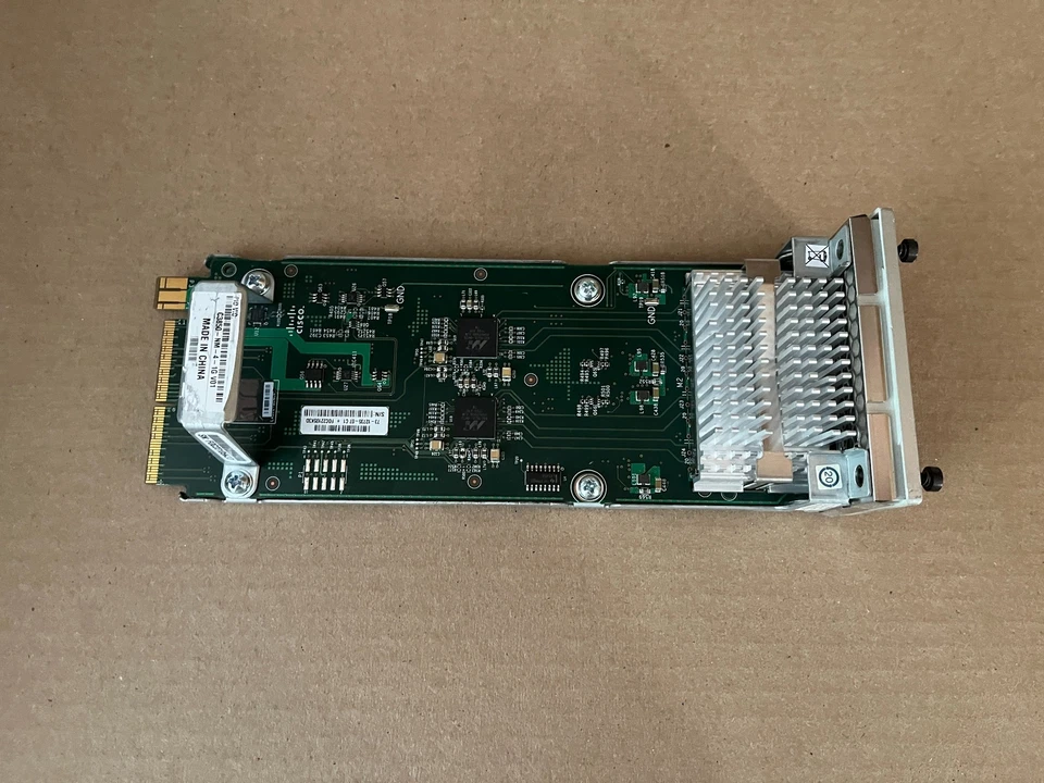 CISCO QUAD PORT 1 GE NETWORK MODULE C3850-NM-4-1G 73-12735-07 B3-4(5) - Image 1 of 4