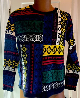 Suéter Vintage Esprit S Retro Colorido Esquí Años 90 Hip Hop Retro Para Hombre Años 90 Foto 1 de 4