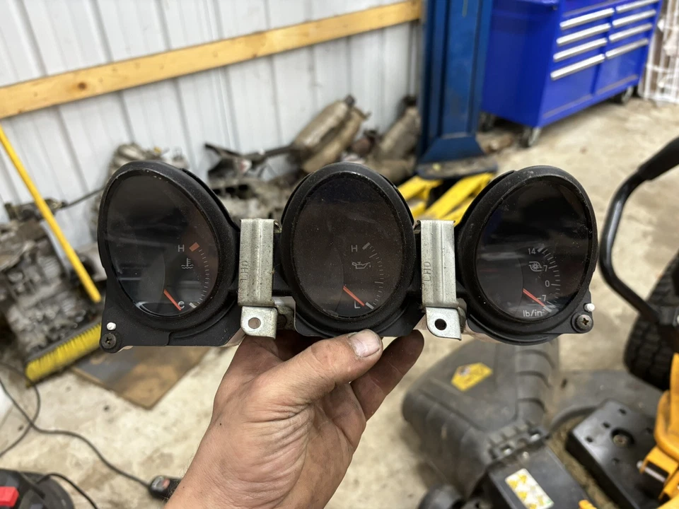 91-99 Mitsubishi 3000GT Vr4 Dodge Stealth Twin Turbo Gauge Pod OEM - Image 1 of 1