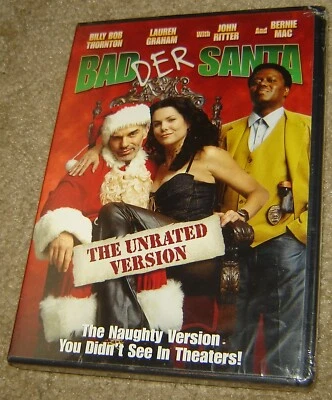 Bad Santa (DVD, 2004, Badder Santa: The Unrated Version), NEW & SEALED, FUNNY!!! - Image 1 of 3