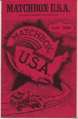 1982 MATCHBOX U.S.A Club Bulletin Collector's Zine Paul McCartney AD! Raro - Imagem 1 de 4