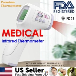 Medizinisches berührungsloses Infrarot Stirn Digital Thermometer Laser IR_FDA Reg - Bild 1 von 3