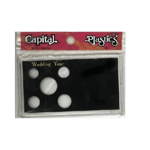 Plásticos Black Capital 5 monedas EE. UU. Tipo Set Soporte (Centavo a Medio Dólar) - Imagen 1 de 2