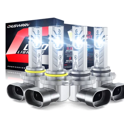 Combo de bombillas LED para faros altos-bajos Freightliner M2 100 106 112 6000K Foto 1 de 4