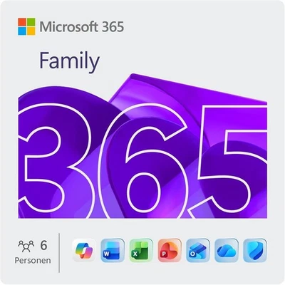 Microsoft 365 Family - 6 Monats Key (Neu & unbenutzt) - Bild 1 von 3