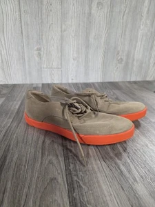 Zapato Oxford Cole Haan Air Para Hombres C11591 B13 Gamuza Talla 8 1/2 M Informal Marrón Naranja - Imagen 1 de 10