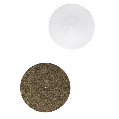 Cork & Rubber Turntable Platter Mat Disc Vinyl Record Player Anti-static Pad S - Image 1 of 4