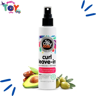 Desenredante sin parabenos para cabello rizado de niños, acondicionador profundo y rizo sin enredos Foto 1 de 3