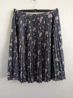 Плиссированная нежная летняя юбка Laura Ashley с цветочным рисунком длиной до колена размер 14 - Изображение 1 из 4