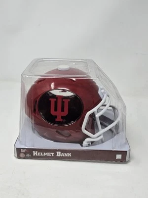 NCAA;INDIANA HOOSIERS NCAA Large 9" Football Helmet Bank Mancave, Child,Gift NWT - Image 1 of 4