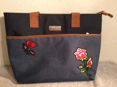 Jessica Simpson Demin Flower tote bag - Image 1 of 4