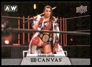 2021 Upper Deck AEW #C-30 Hikaru Shida Canvas - Picture 1 of 2