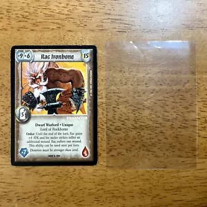 ⛏ Rac Ironbone - Dwarf - Dwarves - Warlord: Saga of the Storm CCG - AS - Fighter - Picture 1 of 4