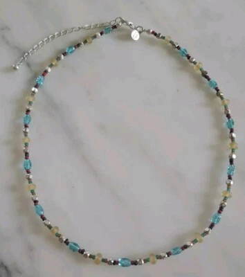 Collar Gargantilla VJ Vicky Jousan Cristal y Plata de Ley con Extensión  Foto 1 de 3