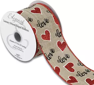 Cinta de amor/corazón natural con cable 63 mm varias longitudes artesanías, día de San Valentín - Imagen 1 de 1