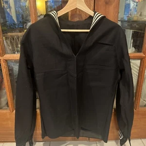 US NAVY SAILOR Man’s Blue Dress Shirt Size 40R Cracker Jack USN - Picture 1 of 5