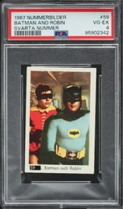 1967 Nummerbilder BATMAN & ROBIN #59 PSA 4 Svarta Nummer Black Number Low Pop - Picture 1 of 2