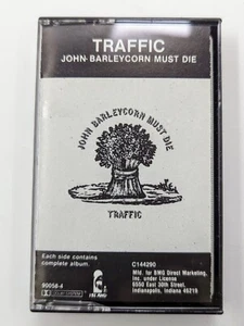 TRAFFIC Cassette Tape JOHN BARLEYCORN MUST DIE Rock Prog CLEAR SHELL Rare - Picture 1 of 2