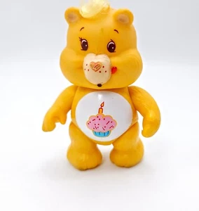 Vintage 1980s CARE BEARS Birthday Bear Posable Mini Figure 3.25" - Picture 1 of 8