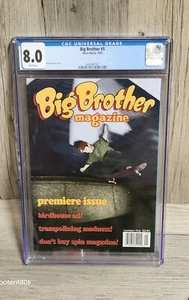 Vtg 1993 Big Brother Skateboarding Magazine Issue #5 Graded CGC 8 Low Pop Of 1 - Picture 1 of 7