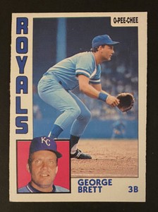 1984 O-Pee-Chee #212 George Brett - Kansas City Royals