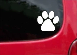 2 (PCS) Dog Paw Stickers Decals 20 Colors To Choose From - Picture 1 of 3