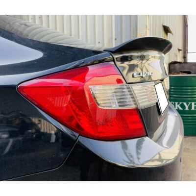 Ala de maletero trasera plana negra tipo 380K para Audi A8 D4 2010~2017 sedán 4H Foto 1 de 4