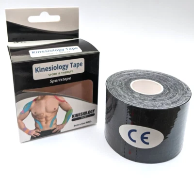 Kinesio (KT) Tape - Cotton Kinesiology Therapeutic Elastic Sports Roll - Image 1 of 4