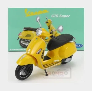 1:12 WELLY Piaggio Vespa Gts Super 2008 Yellow WE62201 - Foto 1 di 2