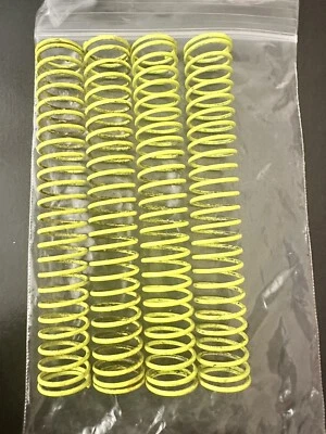 HPI SAVAGE Neon Yellow Shock Spring 14.4X117X1.2mmx25 Coils (Yellow)(4) - Image 1 of 2