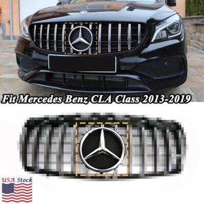 Chrome Front Grille Emblem FITS Mercedes-Benz W166 GL350 GL400 GL450 GL500 GL550 Foto 1 de 4