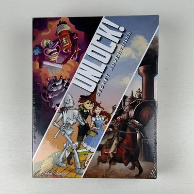 Unlock! Secret Adventures Escape Card Game UNL03 Noside Tombstone Express Oz - Image 1 of 3