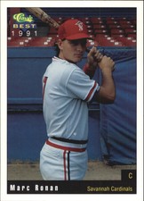 1991 Savannah Cardinals Classic/Best #14 Marc Ronan