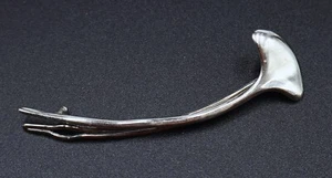 Vintage signed Tiffany & Co sterling silver wishbone hair clip barrette ( a ) - Picture 1 of 9