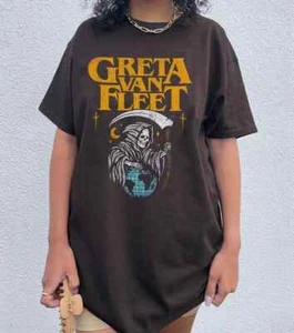 Greta Van Fleet T-shirt, Retro Greta Van Shirt, Greta Van Fleet Merch - Picture 1 of 6