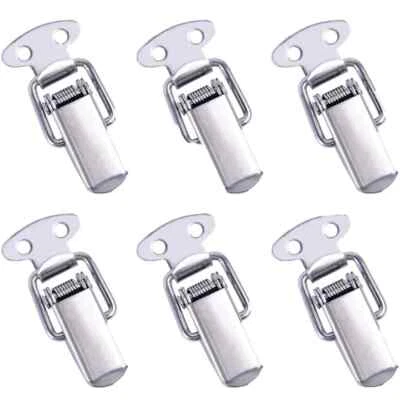 6 x Toggle Latches Spring Loaded Clamp Clip Case Box Latch Catch Toggle Tension - Image 1 of 4