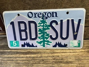 Oregon Vanity License Plate - 1 BD SUV - One Bad SUV - Picture 1 of 2