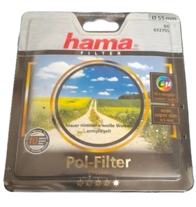 Hama Polarising Filter Round Circular Pro Glass Wide 4.5 mm 55 mm C14 Coated - Picture 1 of 4