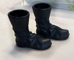 GI JOE Black Tall BOOTS FOOTWEAR ACCESSORY FOR 12" ACTION FIGURE 1/6 SCALE 1:6 - Picture 1 of 3