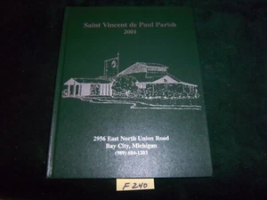 Directorio parroquial St Vincent DePaul 2001, Bay City, Michigan ~ #F-240 - Imagen 1 de 7