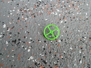 COX SHRIKE GREEN STEERING WHEEL - Picture 1 of 2