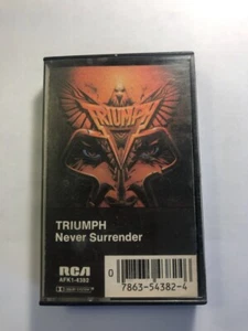 Triumph - Never Surrender 1983 (Cassette Tape) Vintage - Picture 1 of 1