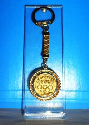 1972 Olympic Games Munich Original KEYCHAIN XX Olympiade Coat of arms of Munich  - Image 1 of 4