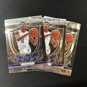 2019 Prizm Draft Picks - RJ Barrett CRUSADE RC #72 3x Lot - Picture 1 of 3