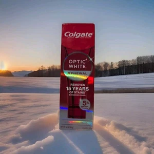 Colgate Optic White Renewal Teeth Whitening Toothpaste. 3 oz. EXP 02/2026 - Picture 1 of 8